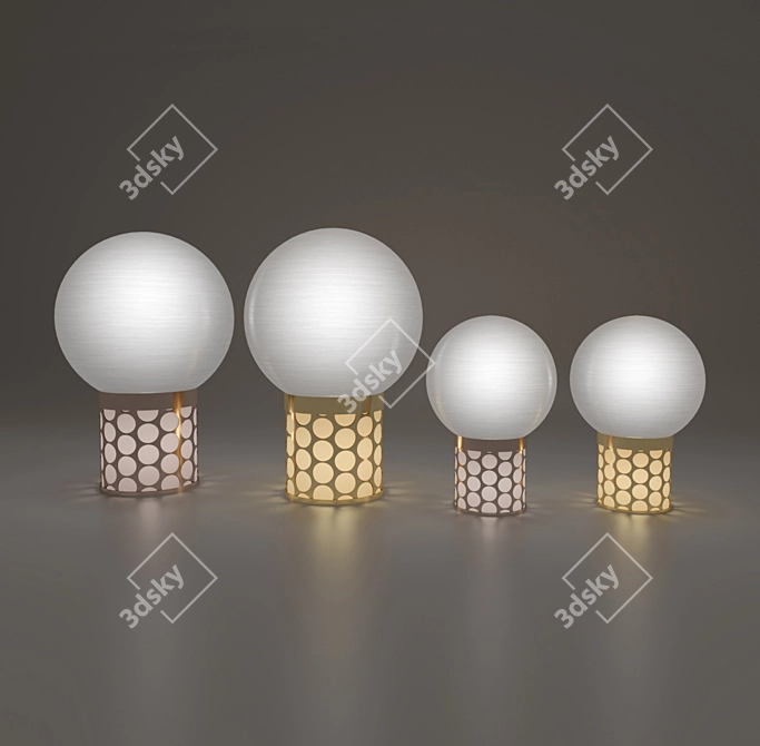 Elegant Atmosfera Table Lamp 3D model image 7