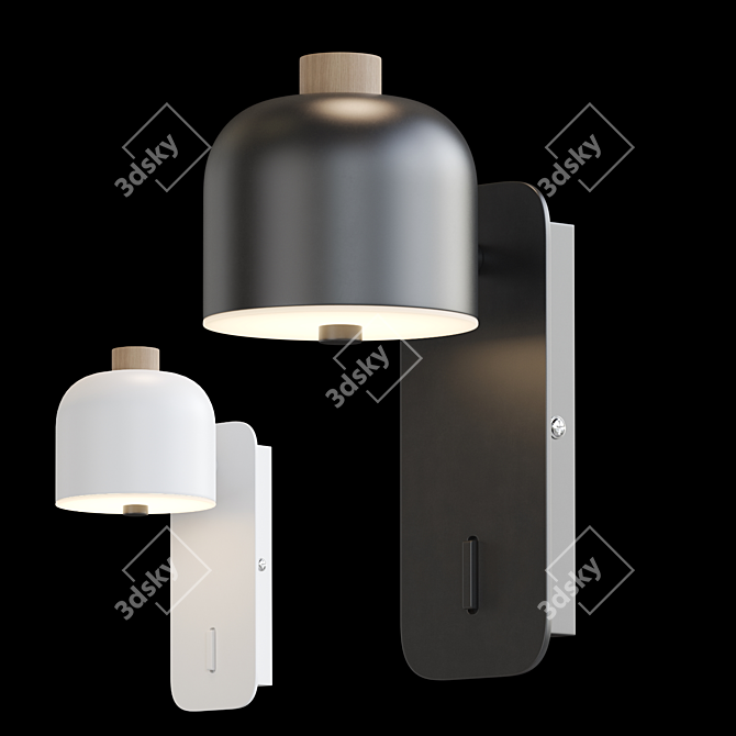 Modern LED Wall Lamp: Lampatron STILLE 3D model image 1