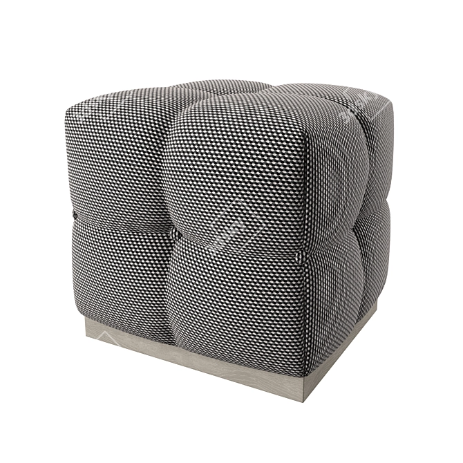 Theodore Alexander Modern Classic Ottoman 3D model image 1