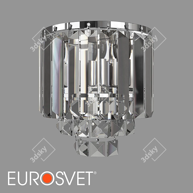 Torreta Crystal Wall Lamp Eurosvet 3D model image 1