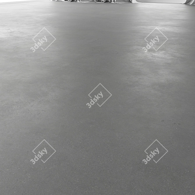 Seamless Concrete Floor Texture 3D model image 3