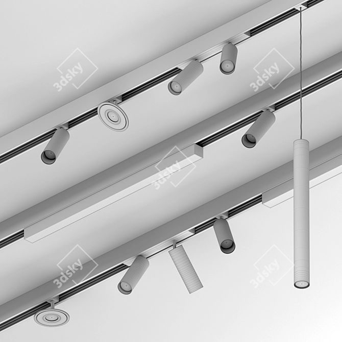 Versatile Deltalight Profile: Illumination Collection 3D model image 2