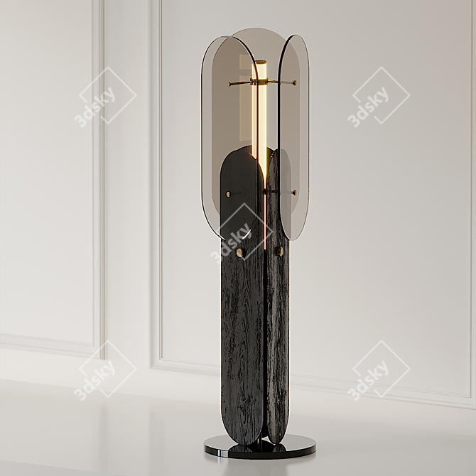 Elegant ARCH Floor Lamp by Douglas & Bec 3D model image 4