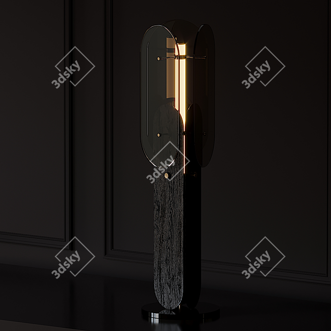 Elegant ARCH Floor Lamp by Douglas & Bec 3D model image 5