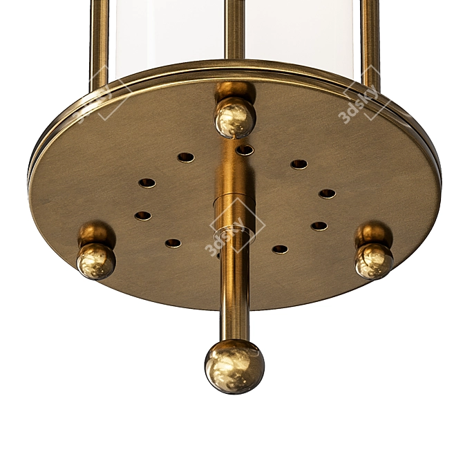 Elegant Arteriors London Pendant 3D model image 3