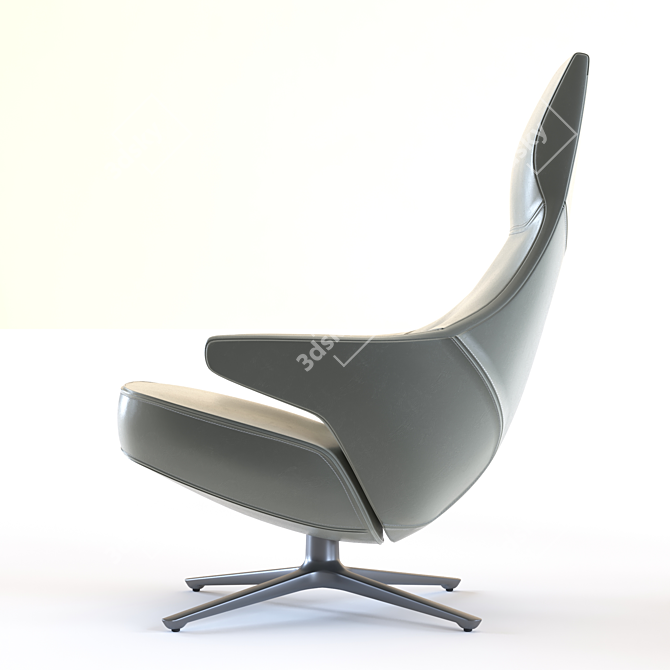Poltrona Frau Jay Lounge Chair 3D model image 3