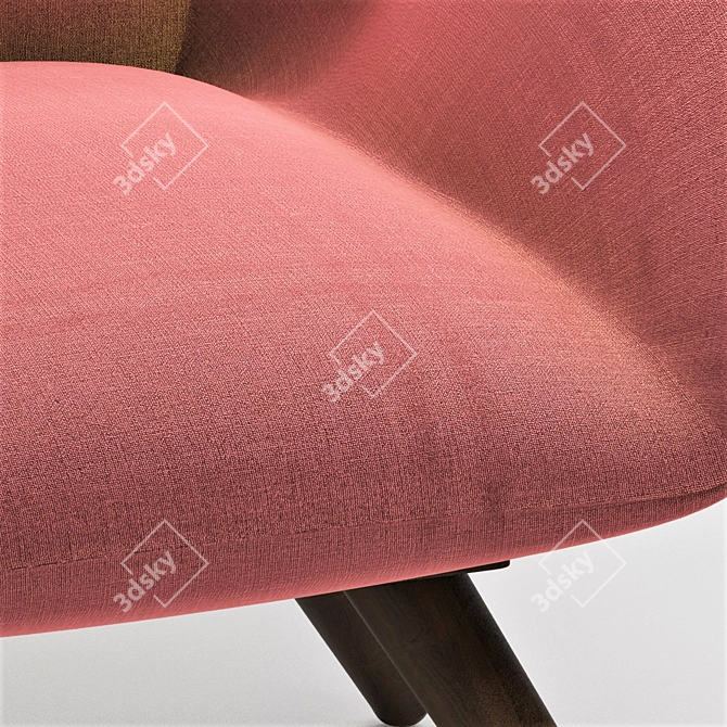 Elevate Your Comfort: Kurt Osverting Easy Chair 3D model image 4