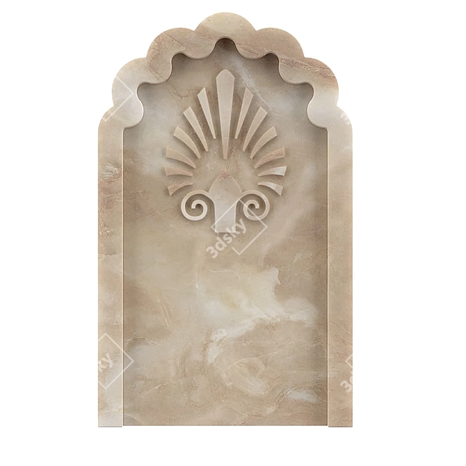 OM Arch Marble AM18: Elegant Marbled Arches by TALC 3D model image 1