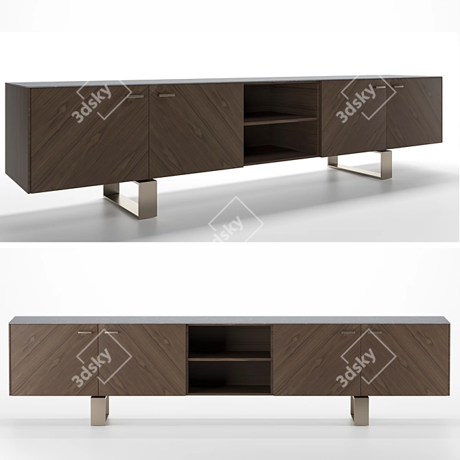 Stylish Sideboard for Corona Render 3D model image 1