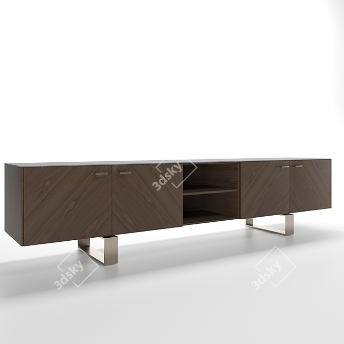 Stylish Sideboard for Corona Render 3D model image 2