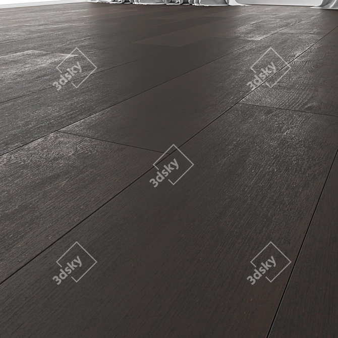 Brooklyn Firestop Oak Wood Floor 3D model image 3