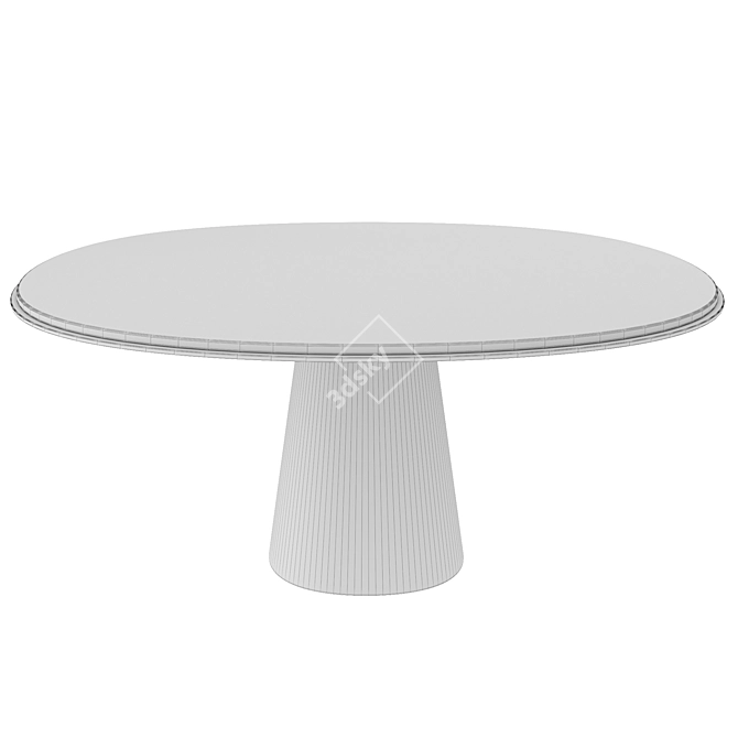 OWEN 170 Dining Table: Elegant Meridiani Design 3D model image 2
