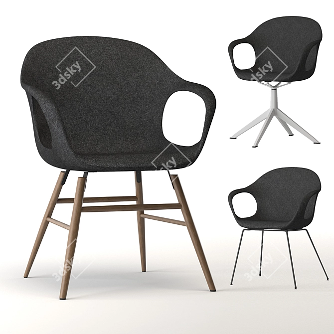 Kristalia Elephant Chair: Italian Design Classic 3D model image 1