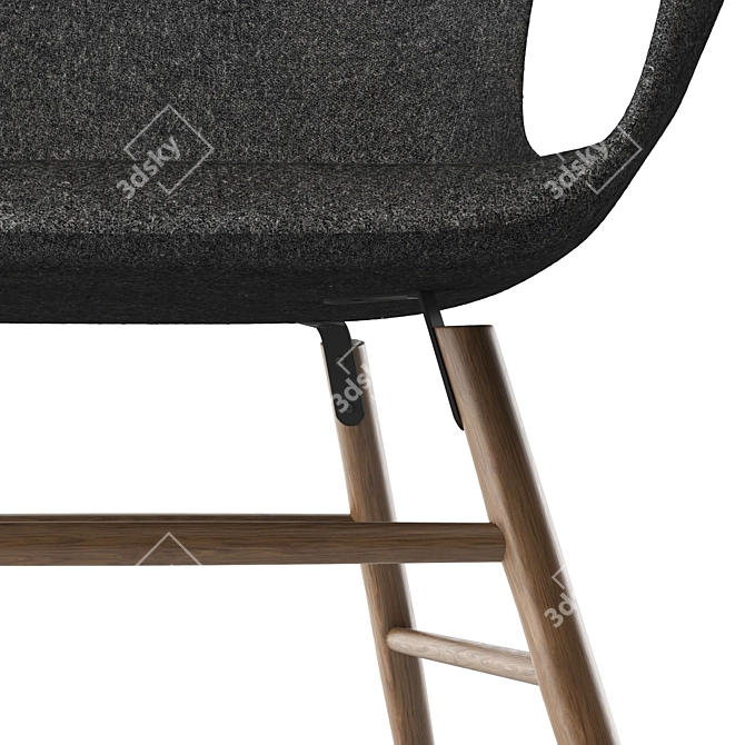 Kristalia Elephant Chair: Italian Design Classic 3D model image 3