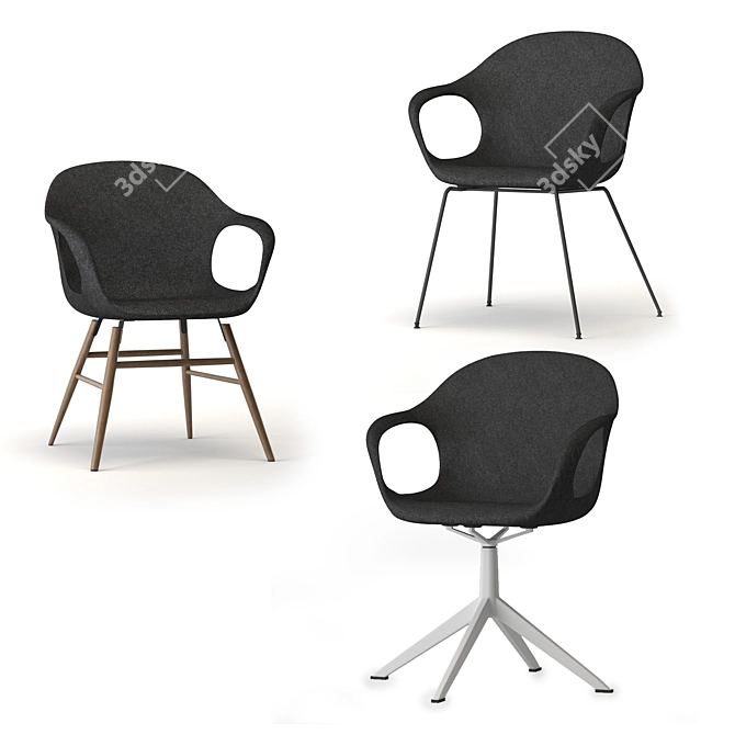 Kristalia Elephant Chair: Italian Design Classic 3D model image 4