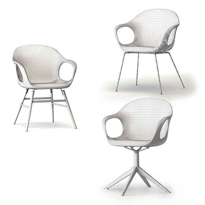 Kristalia Elephant Chair: Italian Design Classic 3D model image 5