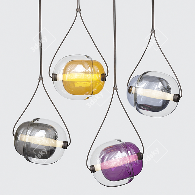 Capsula Pendant Light: Stunning Design & Soft Illumination 3D model image 1