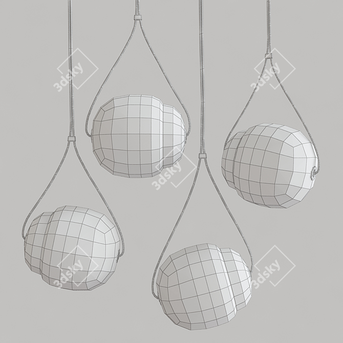 Capsula Pendant Light: Stunning Design & Soft Illumination 3D model image 2