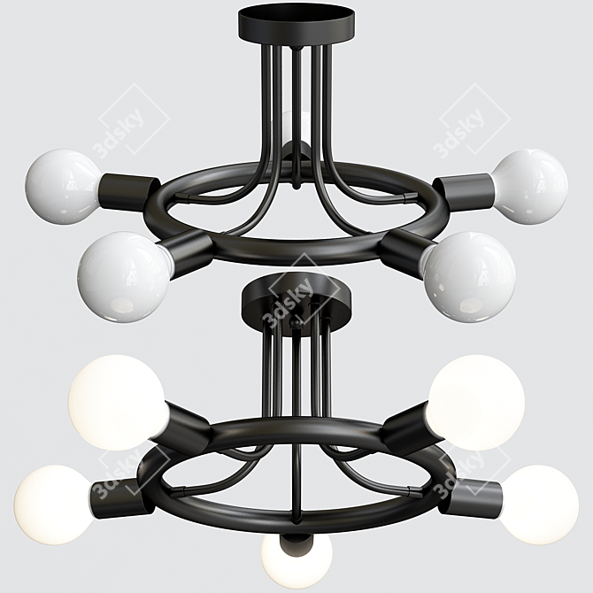 Arte Lamp Highgarden Pendant - Elegant Lighting Fixture 3D model image 1