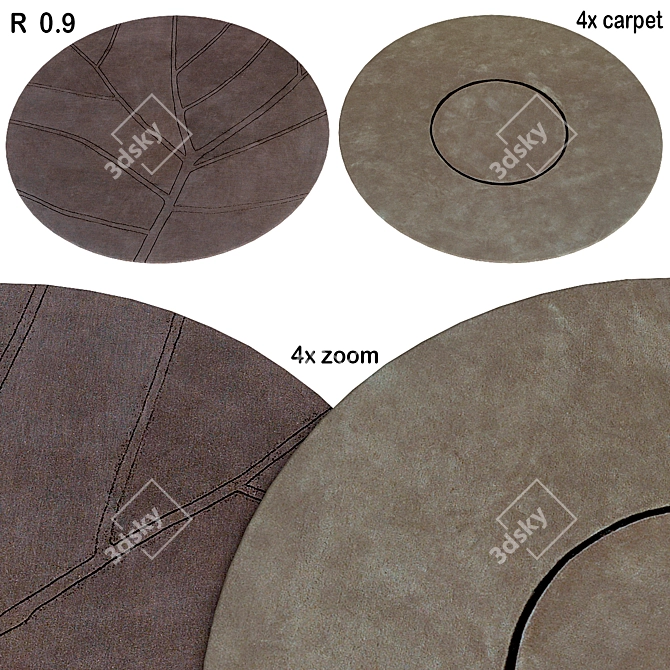 NOW Moooi Carpet Collection 3D model image 1