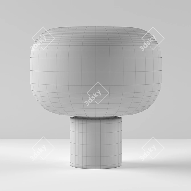 Elegant Mushroom Lamp - Normann Copenhagen 3D model image 2