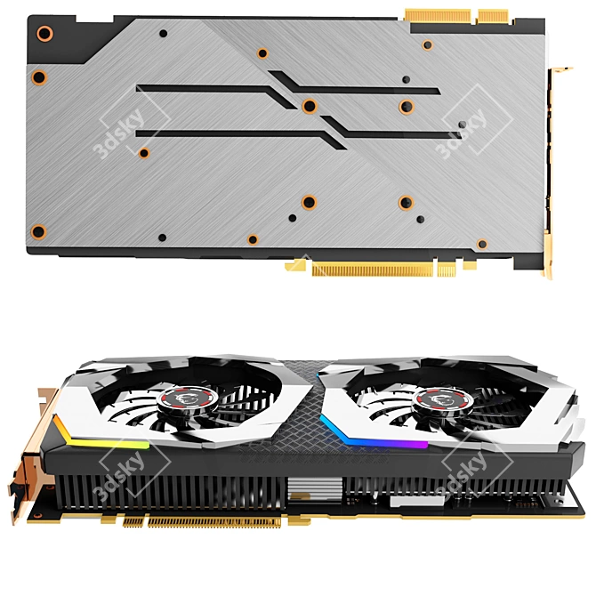  Ultimate Graphics Power: Nvidia MSI RTX 2070 Super 3D model image 2