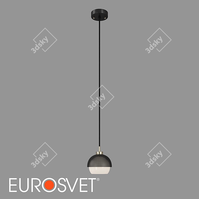 Nocciola Pendant Lamp: Eurosvet 50106/1 Nocciola 3D model image 1