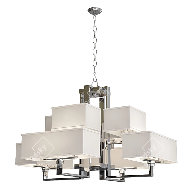 Elegant Furstenberg Chandelier: Modern Design 3D model image 1