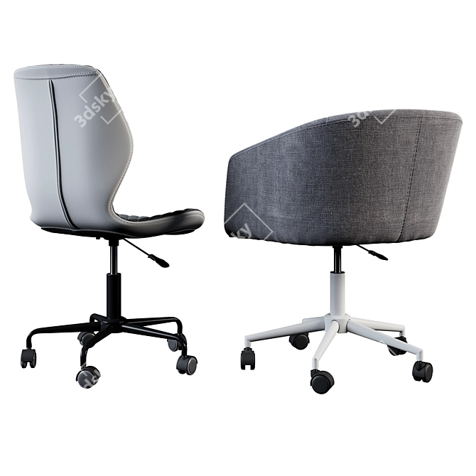 Halmar Uber Riso | Stylish Office Chair 3D model image 2