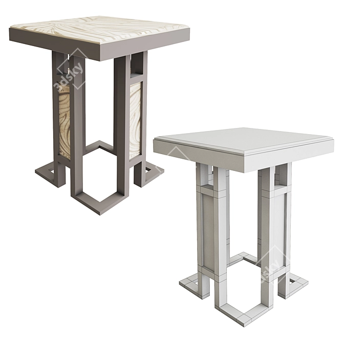 Contemporary 2014 Design Table 3D model image 2