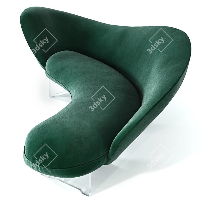 Modern Hindsight Sofa - 2020 by Vladimir Kagan 3D model image 3