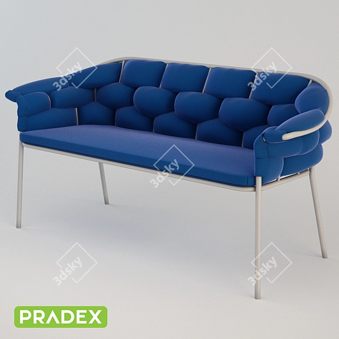 Elegant OM Sofa: Eleanor by PRADEX 3D model image 2