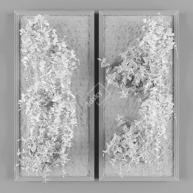 EcoWall Vertical Garden Kit 3D model image 3