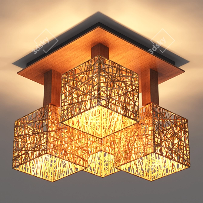 Abaka Beze Ceiling Lamp 3D model image 2