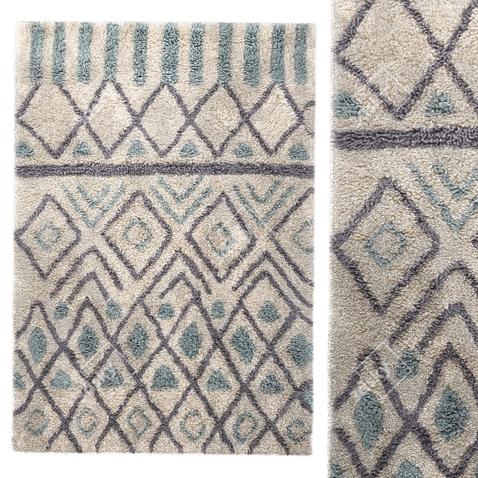 La Redoute Interieurs Wool Rug 3D model image 1