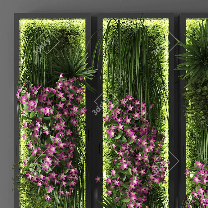 EcoVert Vertical Garden Kit 3D model image 2