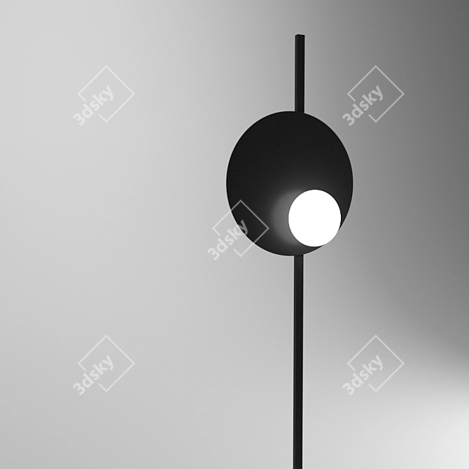 Versatile LED Floor Lamp- AXOLIGHT KWIC 3D model image 2