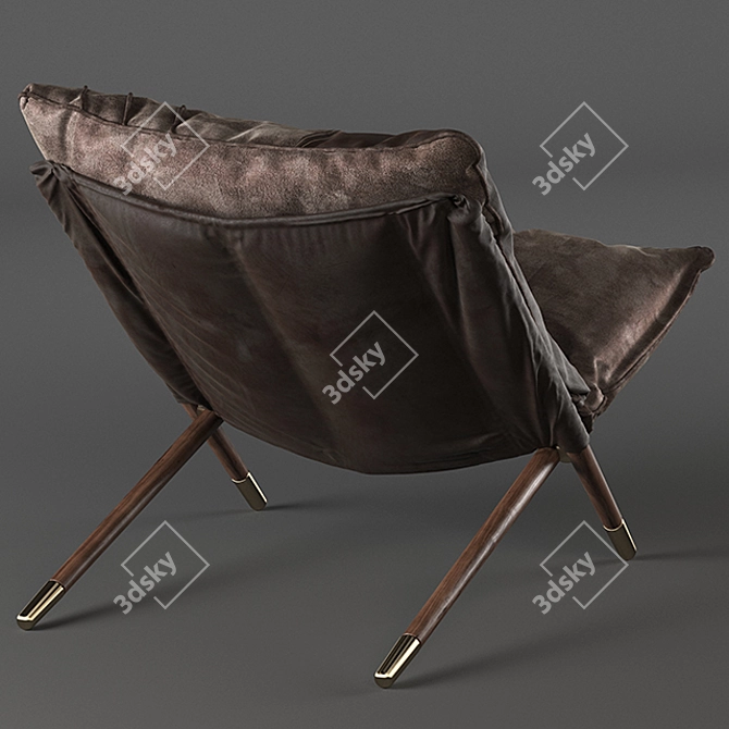 Amir Sayyadi Armchair: Sleek Design and Ultimate Comfort 3D model image 3