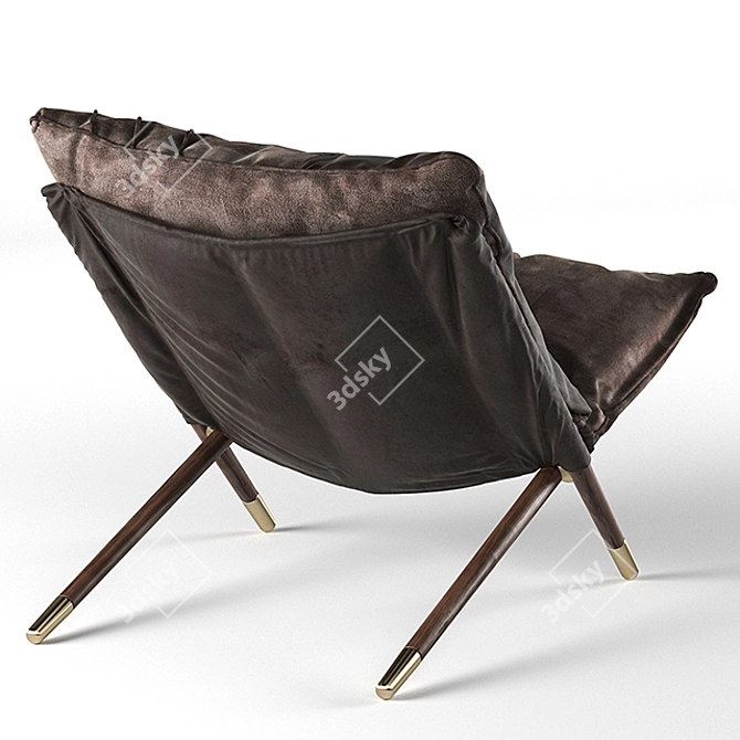 Amir Sayyadi Armchair: Sleek Design and Ultimate Comfort 3D model image 9