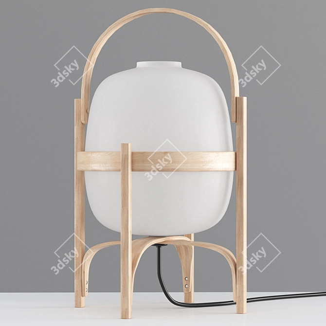 Minimalist Cestita Table Lamp 3D model image 2