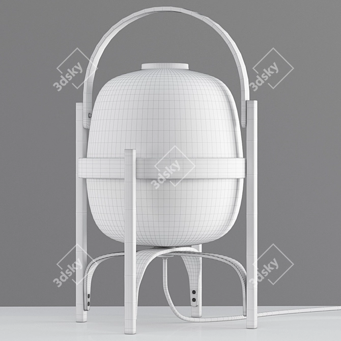 Minimalist Cestita Table Lamp 3D model image 4