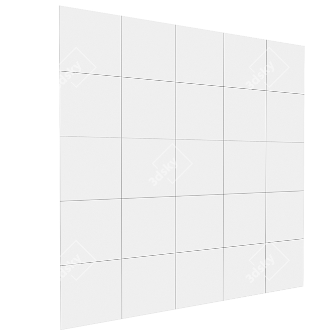 LOFT Metallic Multitexture Ceramic Tile 3D model image 3