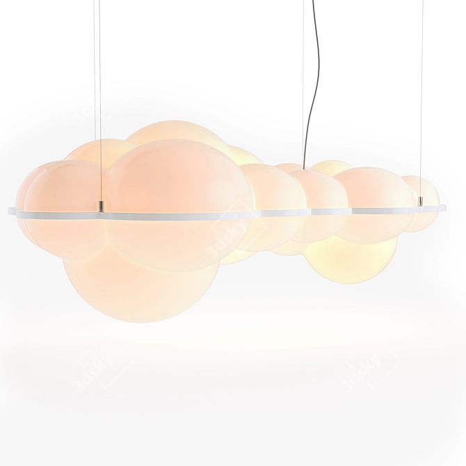 London Sky Pendant Light 3D model image 1