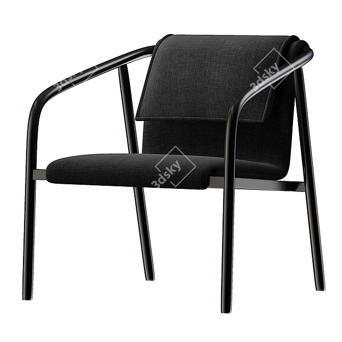 Sleek and Modern Leon Chair 3D model image 1