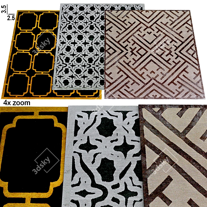 Luxury Carpet Collection | No. 065 3D model image 1