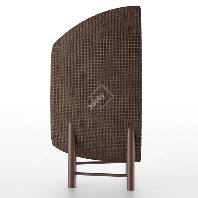 Outdoor Patio Chair: PBR High Quality 3D model image 3