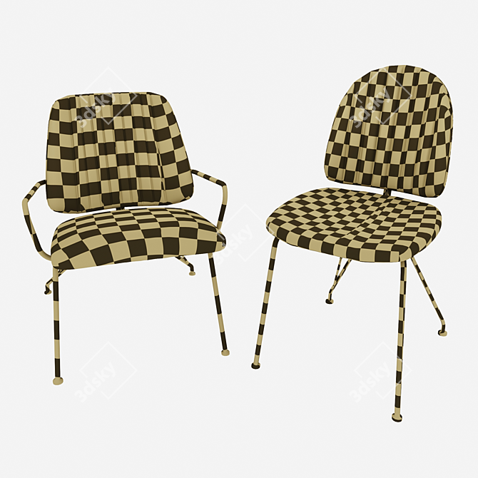 Cali Chair Collection | Comfortable and Stylish Seating 3D model image 4