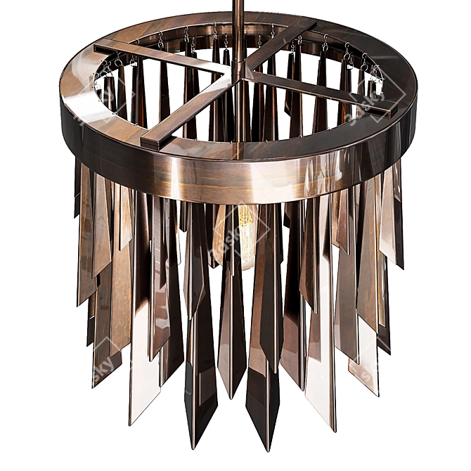 Elegant Chandelier: Arteriors' Waldorf Beauty 3D model image 4