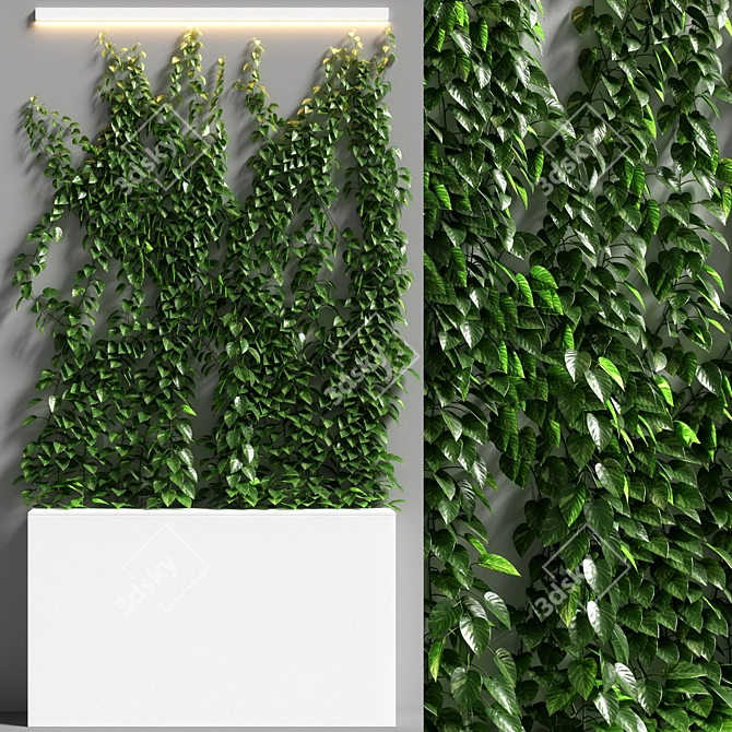 Vertical Garden 08 - Indoor/Outdoor Greenery Solution 3D model image 1