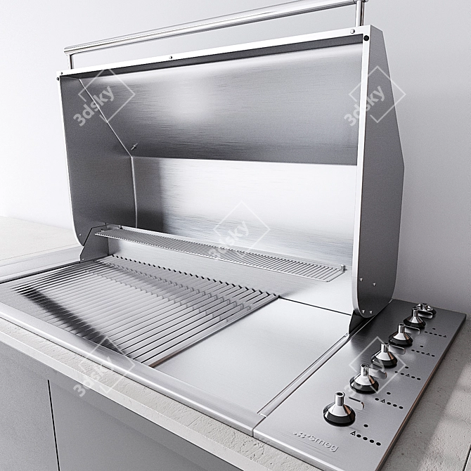 Kaufmann GrillKitchen: Ultimate Outdoor Cooking Solution 3D model image 2